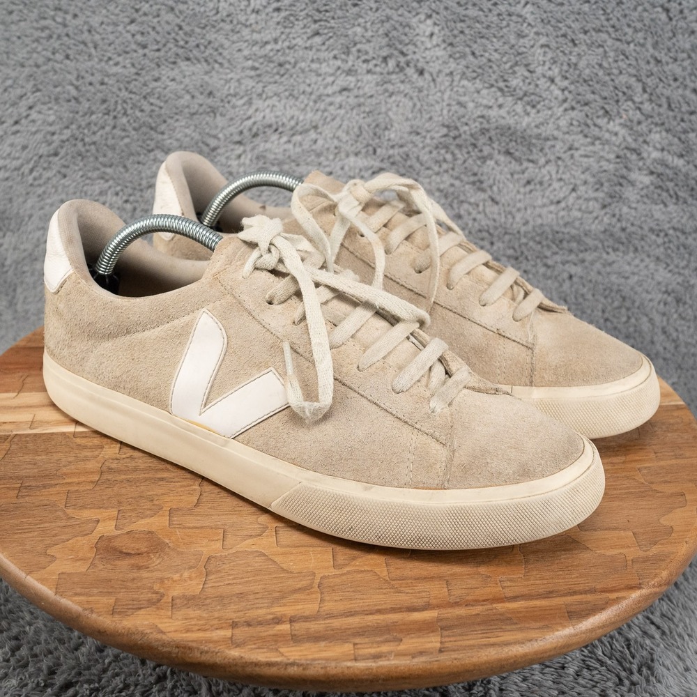 Veja Campo Beige Suede Lace Up Sneaker US Men's 11
